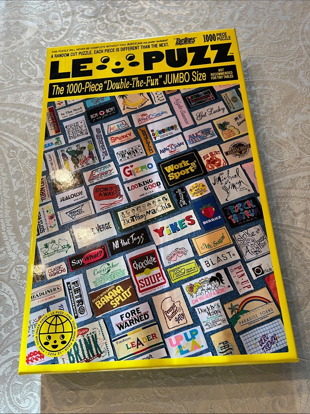 LE PUZZ 1000-Piece Jumbo Size Puzzle Taglines in EUC